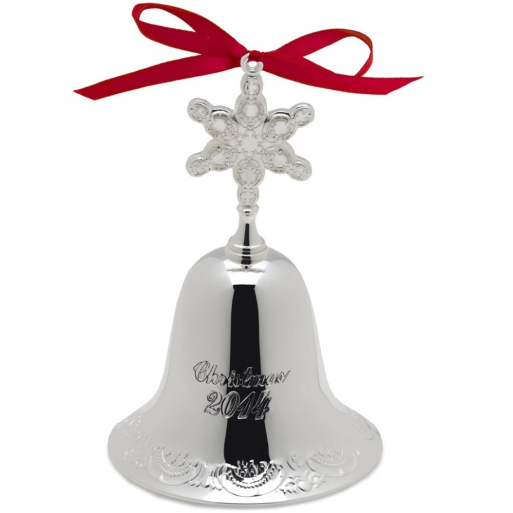 JA18-Limited Edition Wallace Silver Grande Baroque Bell 2014 Bell-Snowflake